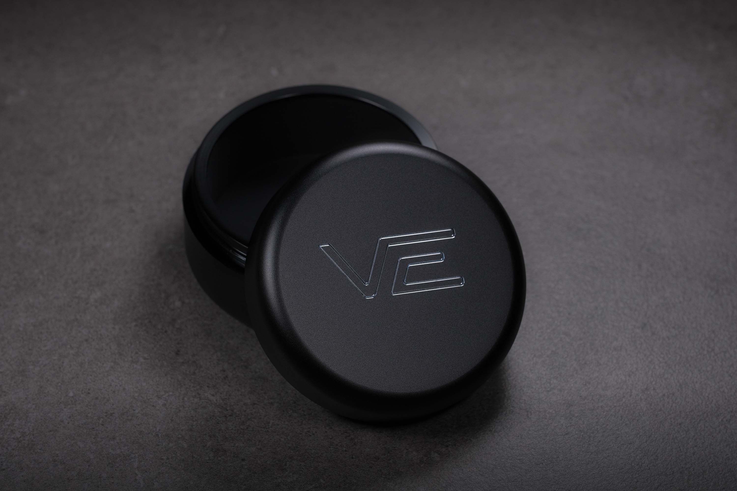 Image Round Metal Case - Black